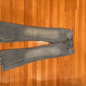 Garage Light Blue Flare Jeans
